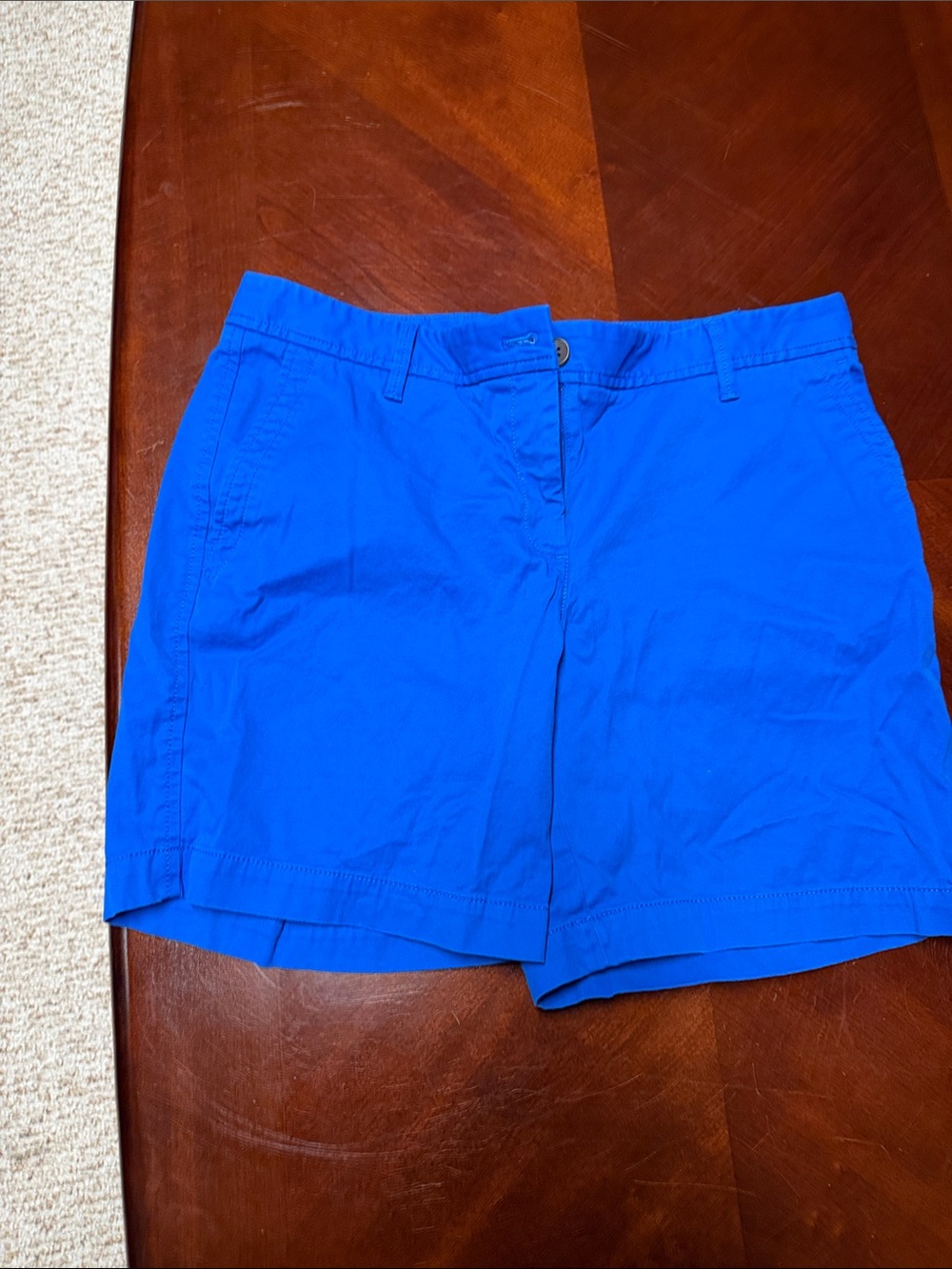 Talbots Cobalt Blue Cotton Bermuda Shorts